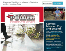 Tablet Screenshot of missouricitypowerwashing.com